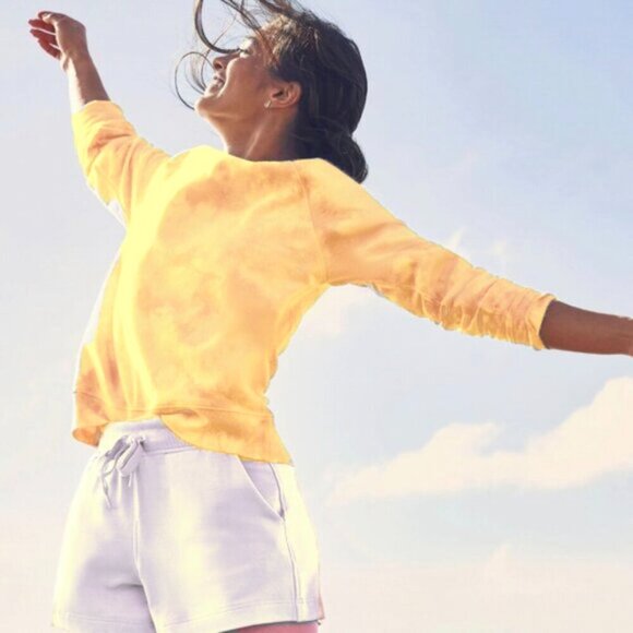 Athleta Tops - Athleta Sundown Sweatshirt Tie Dye Acapulco Orange Size Medium